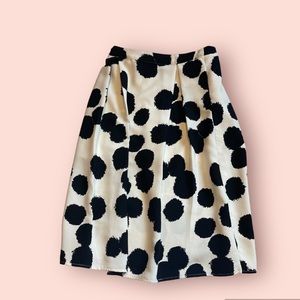 Who What Wear Size 2 polka dot skirt